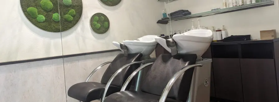 Blick in den Salon von Natural Hair Design in Saarbrücken